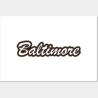 Football Fan of Baltimore Posters and Art